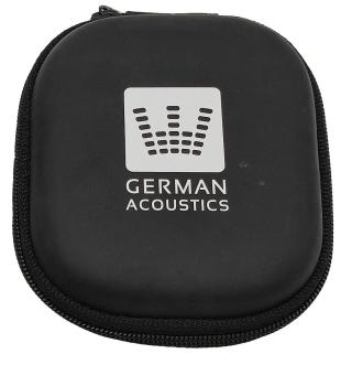 Preview: Lavalier / Krawattenmikrofon German Acoustics MC 206 AK mit Box