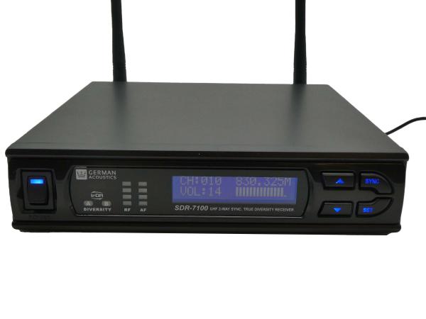 German Acoustics Serie TDR 9100 -  Desktop / Tischempfänger  /  823-832 MHz