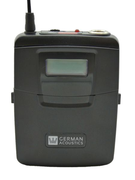 German Acoustics Funk Taschensender BT 7100 / 823-832 MHz