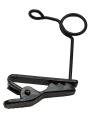 Klammer M1 schwarz Metall für Lavaliermikrofone